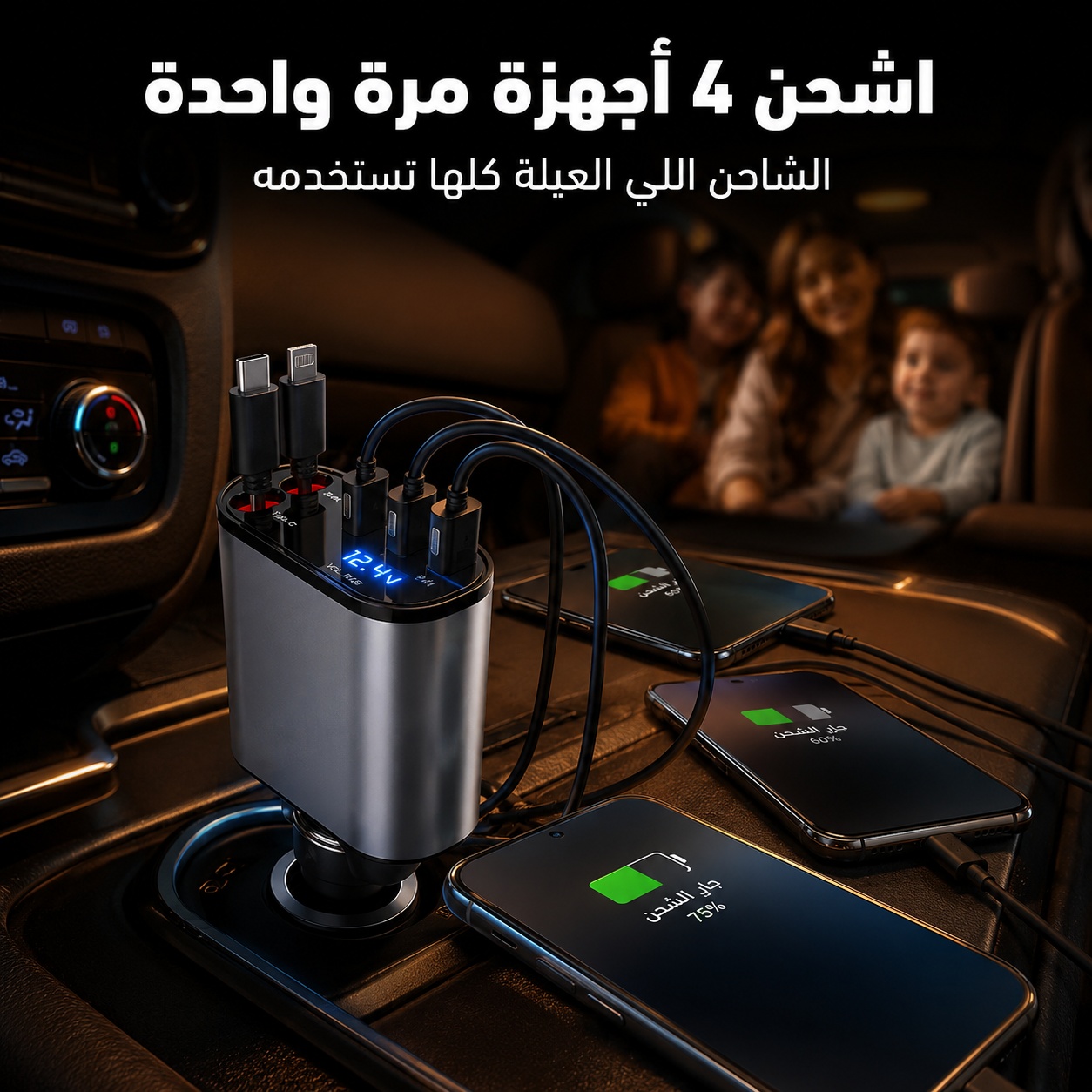 اشحن 4 أجهزة